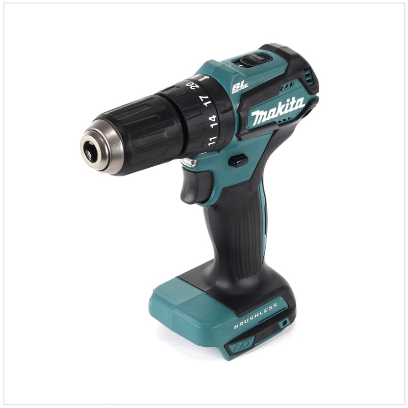 Taladro percutor inalmbrico Makita DHP 483 Z 18 V 40 Nm Brushless Solo - sin batera, sin cargador