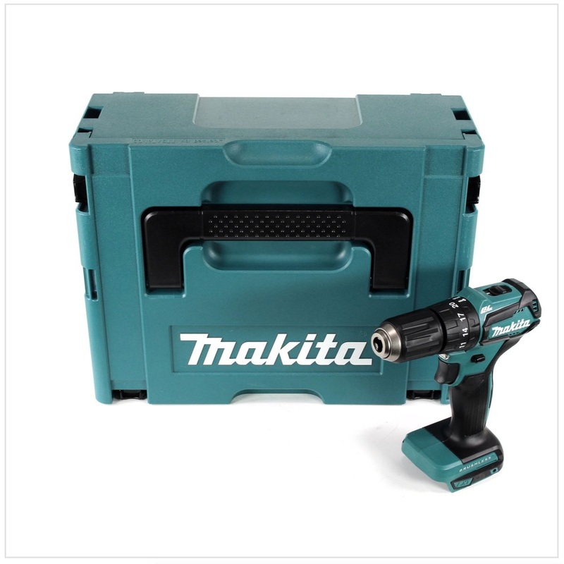 Taladro percutor inalmbrico Makita DHP 483 ZJ 18 V 40 Nm Solo en Makpac
