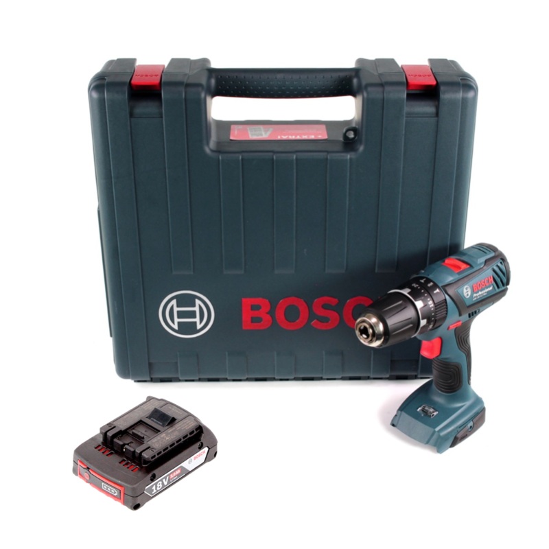 Bosch GSB 18-2-Li Plus Taladro de impacto profesional 18 V en maletn + 1 GBA 2,0 Ah - sin cargador