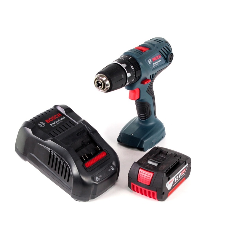 Bosch Professional Taladro percutor inalmbrico GSB 18V-21 18V 55Nm + 1x batera 6,0Ah + cargador rpido