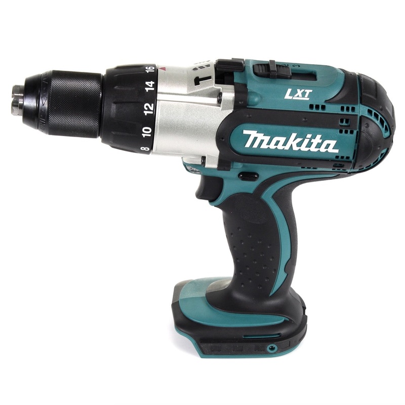 Makita DHP 451 RMJ Taladro percutor con batera de iones de litio de 3. velocidad de 18 V en Makpac + 2 bateras de 4,0 Ah + cargador rpido