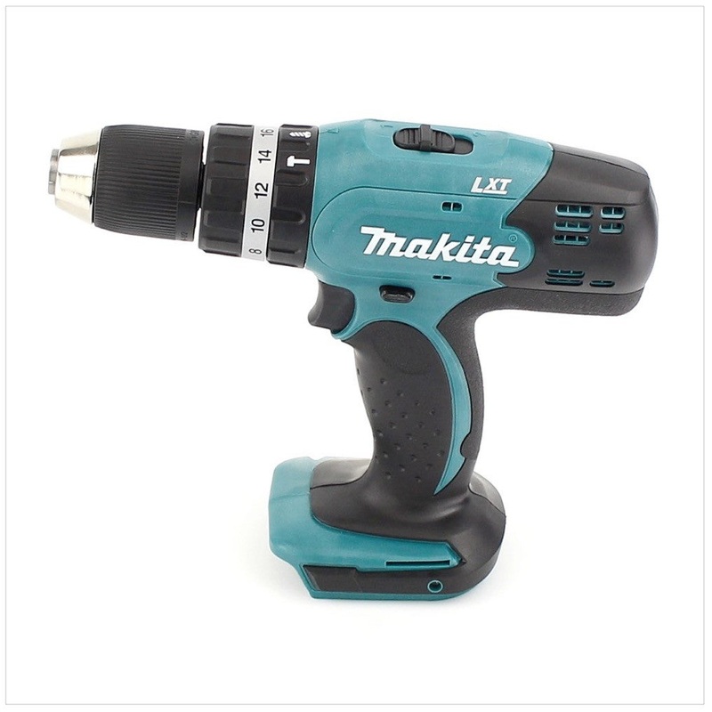 Taladro de impacto inalmbrico Makita DHP 453 Z 18 V 42 Nm Solo + juego de taladro para piedra Bosch de 5 piezas Impacto 4 - 10 mm