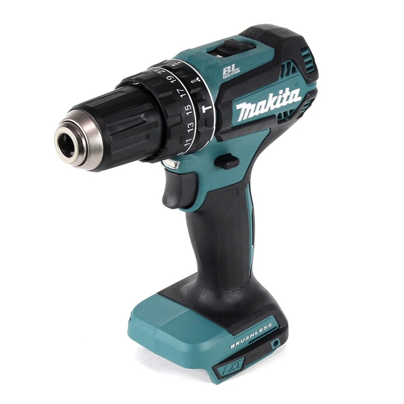 Taladro percutor inalmbrico Makita DHP 485 Z 18 V 50 Nm Brushless Solo - sin batera, sin cargador