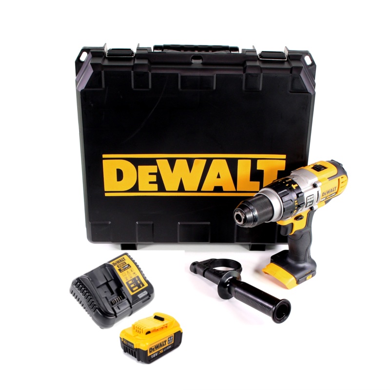 Taladro percutor inalmbrico DeWalt DCD 985 M1 18V 80Nm + maletn + 1x batera 4,0 Ah + cargador