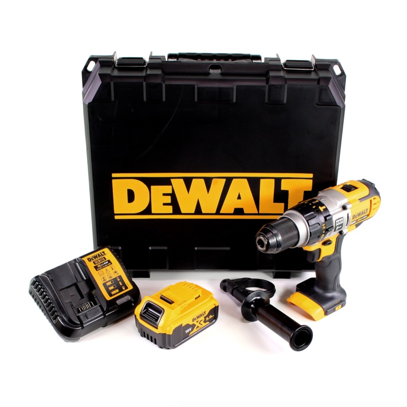Taladro percutor inalmbrico DeWalt DCD 985 P1 18V 80Nm + maletn + 1x batera 5,0 Ah + cargador