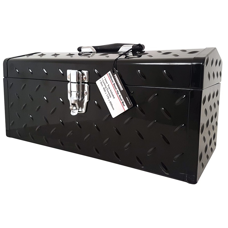Powerbuilt 16" Hip Roof Steel Portable Tool Box