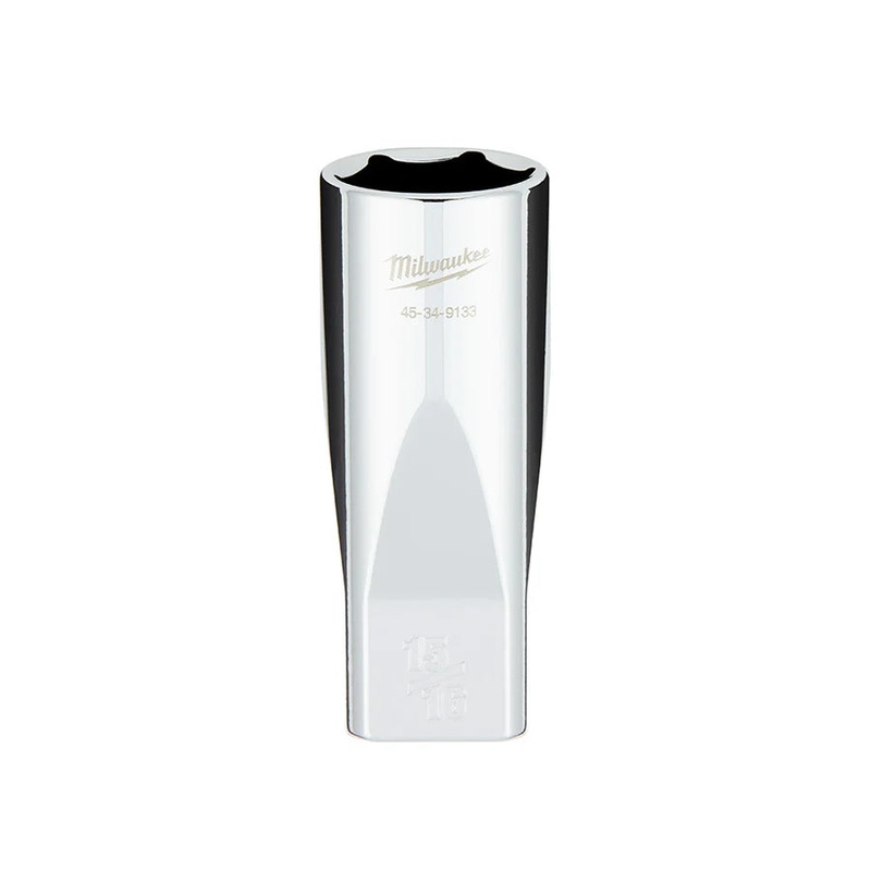 1/2 in. Drive 15/16 in. SAE 6-Point Deep Socket with FOUR FLAT Sides