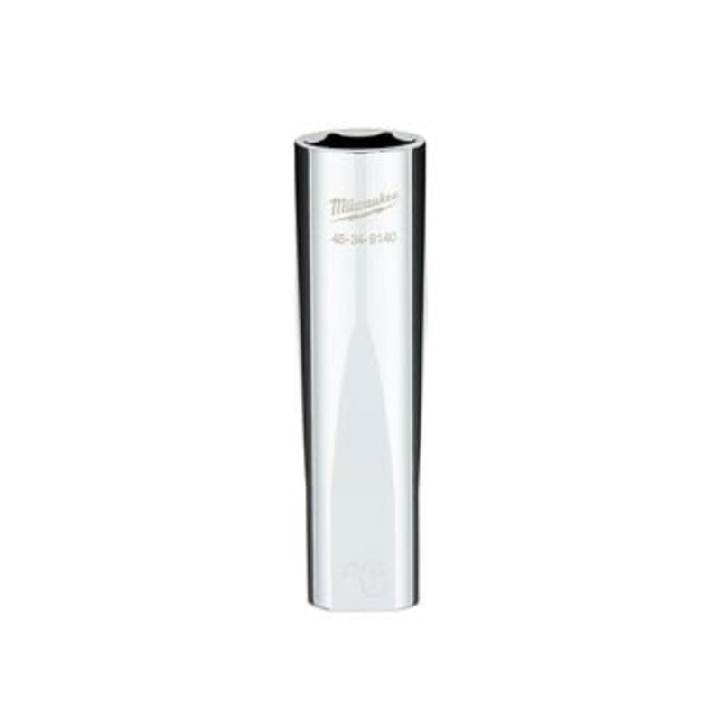 1/2 in. Drive 16MM Metric 6-Point Deep Socket with FOUR FLAT Sides