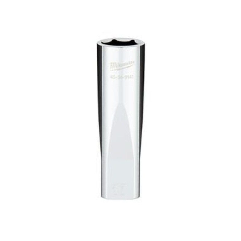 1/2 in. Drive 17MM Metric 6-Point Deep Socket with FOUR FLAT Sides