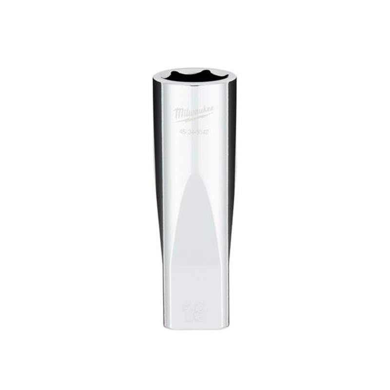 1/2 in. Drive 18MM Metric 6-Point Deep Socket with FOUR FLAT Sides