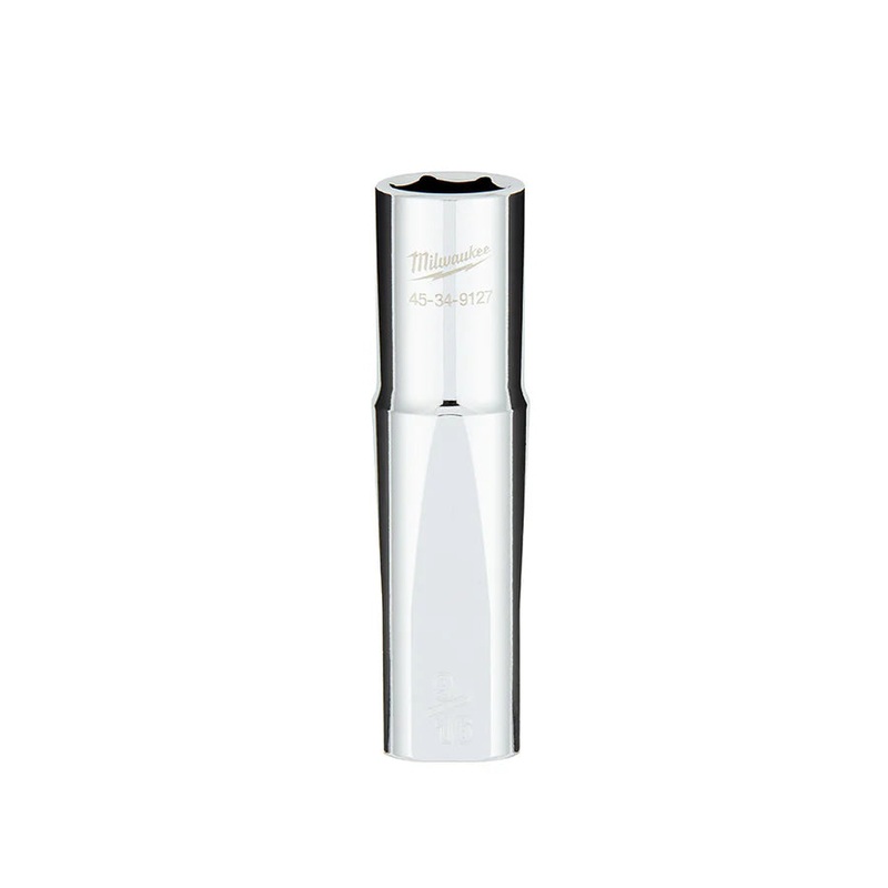 1/2 in. Drive 9/16 in. SAE 6-Point Deep Socket with FOUR FLAT Sides