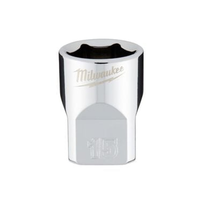 3/8 in. Drive 15mm Metric 6-Point Socket