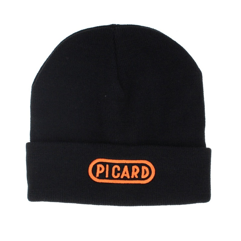 Gorro Picard Gorro Invierno Negro Talla nica Punto Doble 100% Acrlico