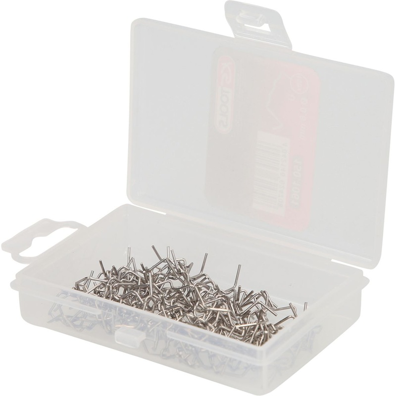 Clip de reparacin KS TOOLS angulado en forma de U  0,8 mm, 100 piezas ( 150.1061 )