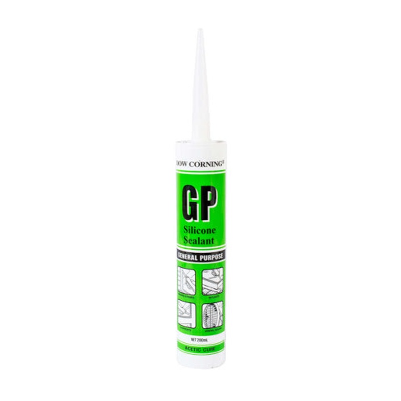 Dow Corning GP General Purpose Silicone Sealant 280ml (24 pcs / box) | Colours : White, Clear, Grey, Black