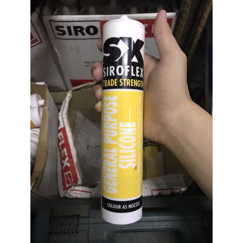 Siroflex Silicone 280ml | Colours : White, Clear, Grey