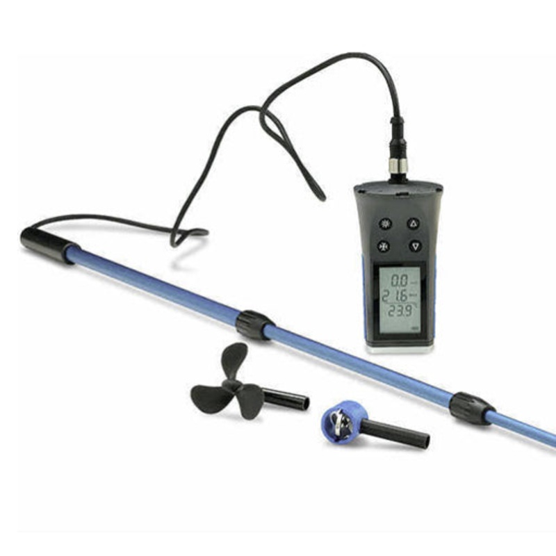 Handheld flow meter kit for water & air speed (Hard Case) - IC-FL-KIT-1