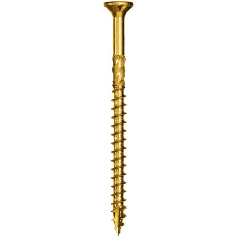 GRK Screws 02103 #9x2-3/4 Star Drive Bugle Head Climatek Coated Steel R4 Multi-Purpose Screws, 100/Box
