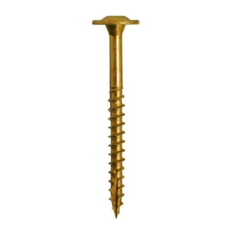 GRK Screws 10083 #8x3-1/8 Star Drive Washer Head Climatek Steel Low Profile Cabinet Screws, 1,000/Box