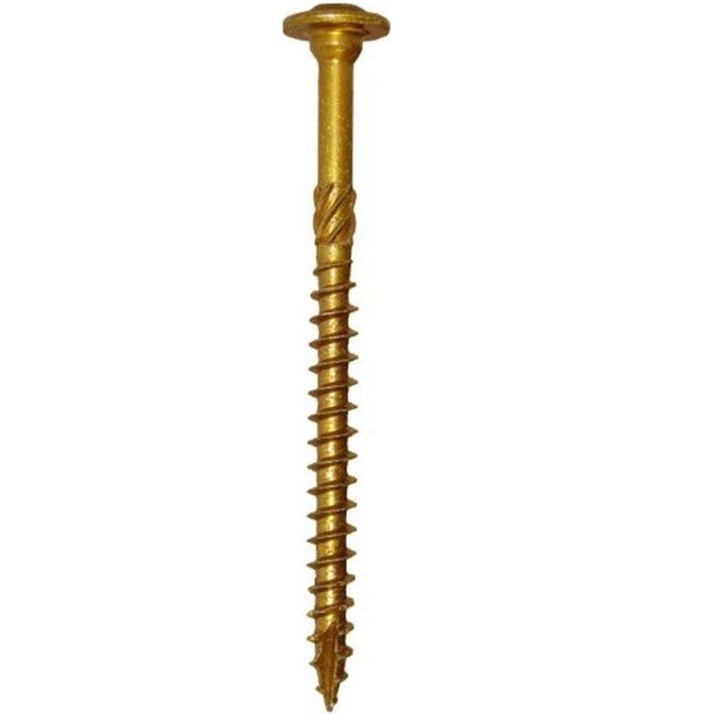 GRK Screws 10225 5/16x4 Star Drive Washer Head Climatek Coated Steel RSS Rugged Structural Screws, 400/Box