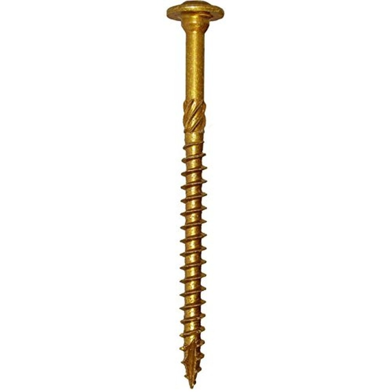 GRK Screws 12293 3/8x10 Star Drive Washer Head Climatek Coated Steel RSS Rugged Structural Screws, 50/Box