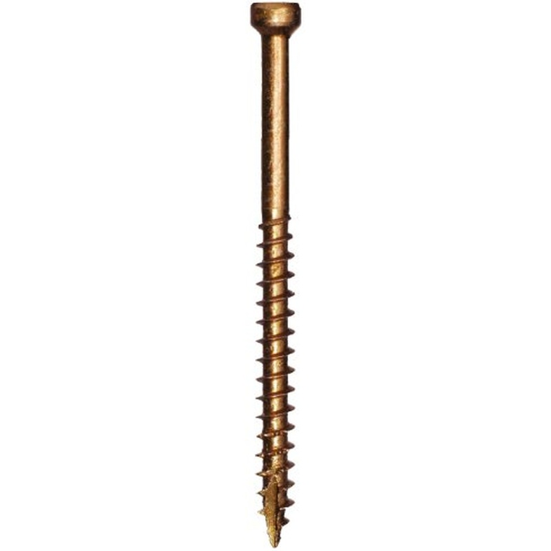 GRK Screws 15734 #8x3-1/8 Star Drive Trim Head Climatek Steel FIN/Trim Screws, 2,500/Box