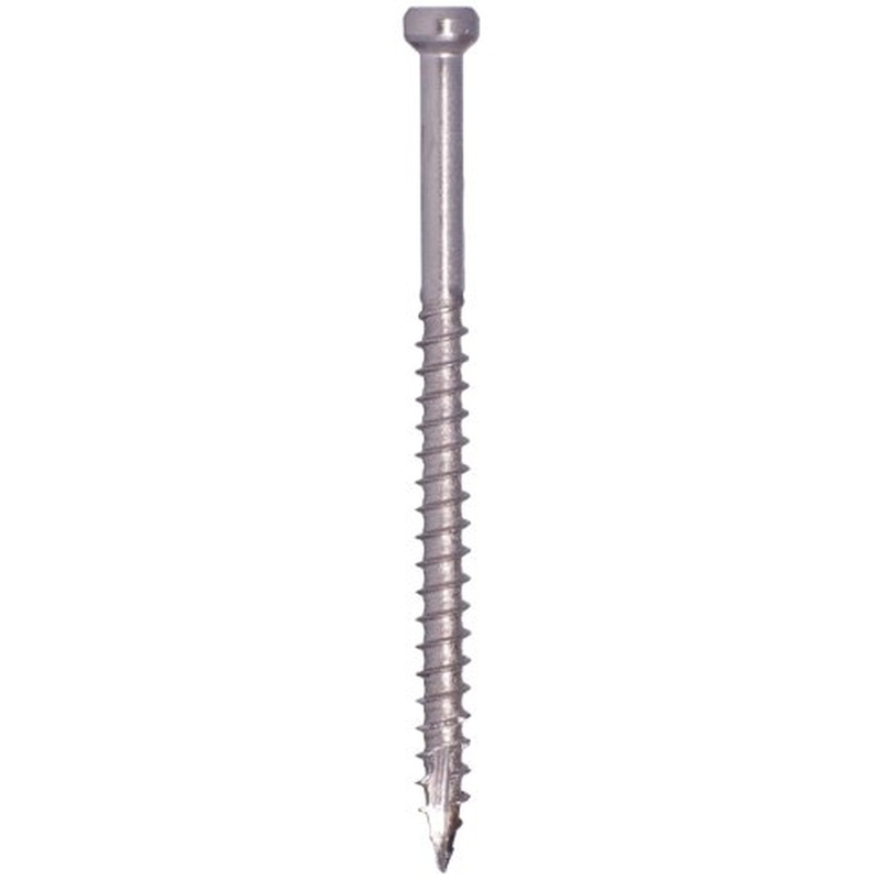 GRK Screws 37724 #8x1-1/2 Star Drive Trim Head 305 Stainless Steel FIN/Trim Screws, 100/Box