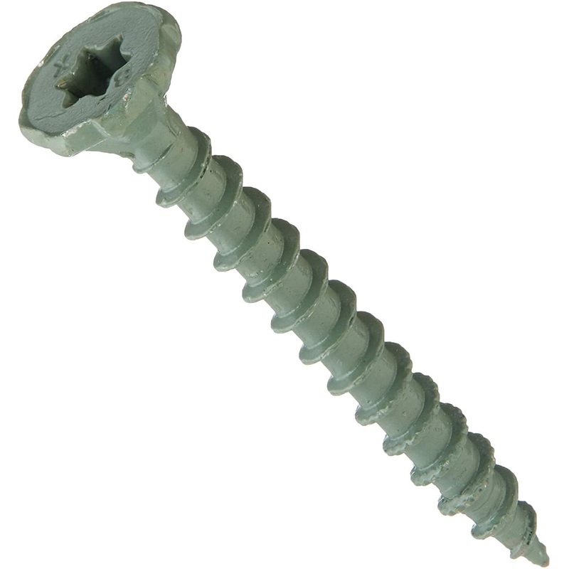 Backer-On 23416 #9x1-5/8 Star Drive Serrated Head Climacoat Steel Drywall & Cement Board Screws, 575/Box