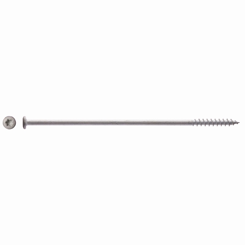 Big Timber GTR147W-50 #14x7 Star Drive Round Head White Finish Steel Gutter Screws, 50/Box