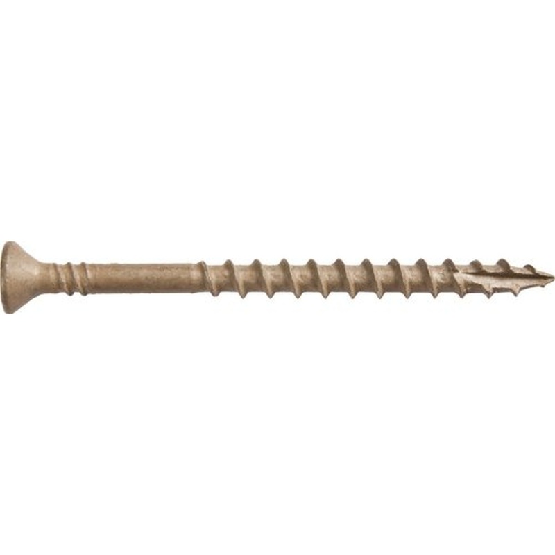 PAM/OMG WDCH8212 #8x2-1/2 Star Drive Flat Head Copper Collated Screws, 1,000/Box