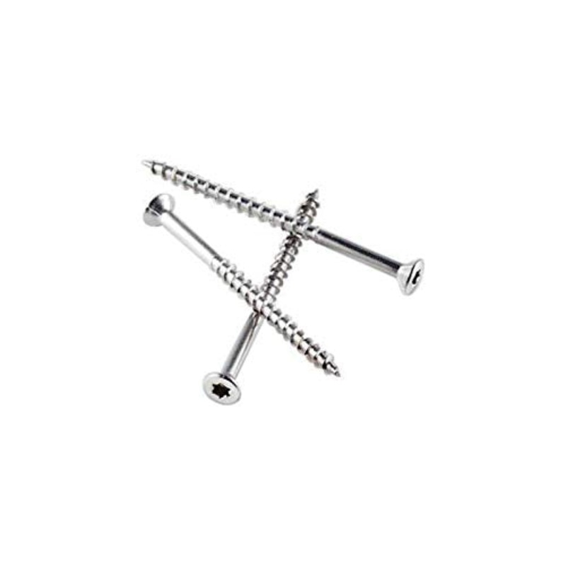 Simpson Strong-Tie T08200WPP #8x2 Star Drive Trim Head 316 Stainless Steel Wood Screws, 350/Box