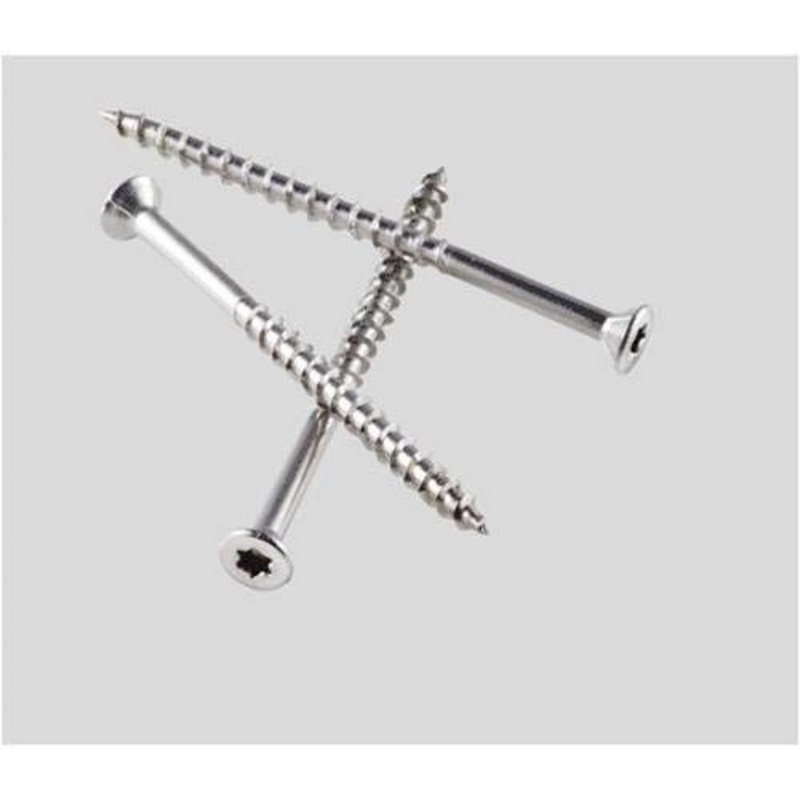 Simpson Strong-Tie T08250WPFB #8x2-1/2 Star Drive Trim Head 316 Stainless Steel Wood Screws, 1,750/Box