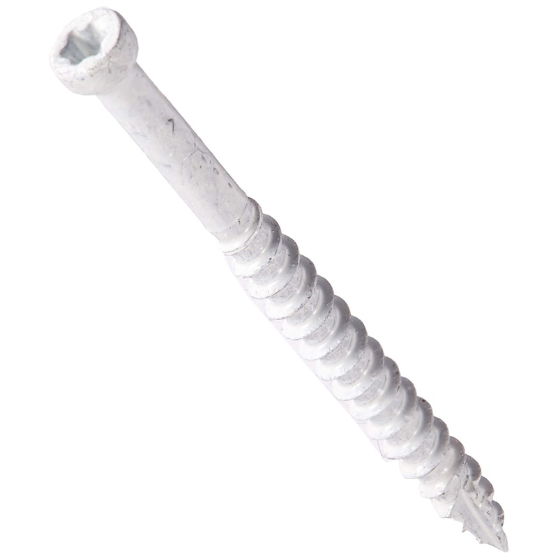 WoodPro TH7X2W-1 #7 x 2 in. White Finish Wood Screws, 174/Box