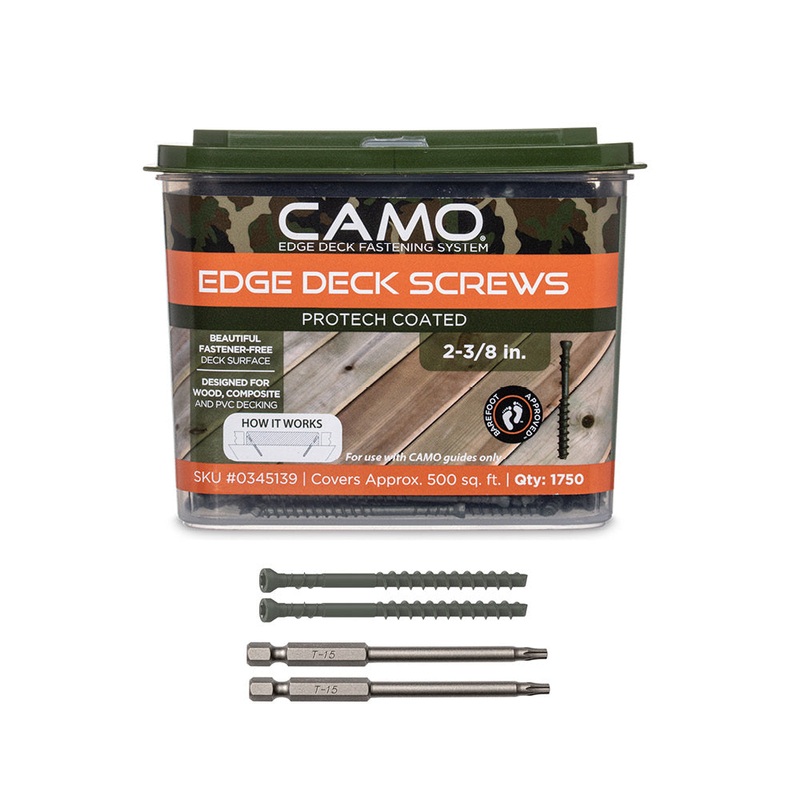 CAMO 0345139 Edge Deck Screws 2-3/8" ProTech (1750 ct)