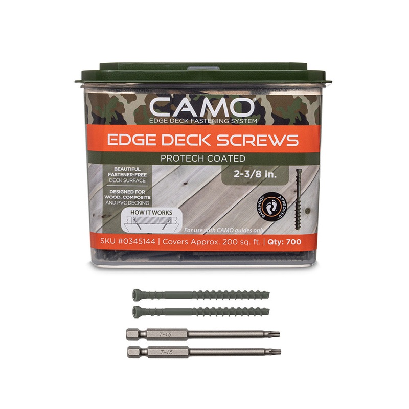 CAMO 0345144 Edge Deck Screws 2-3/8" ProTech (700 ct)