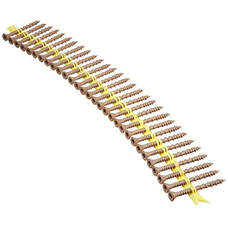 QuikDrive DSVT2S #10 x 2" T-25 Tan Collated Decking Screw 1500ct
