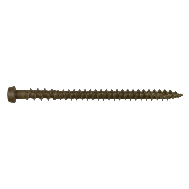 Simpson DCU234BR05R70 Deck-Drive DCU COMPOSITE Screw  #10 x 2-3/4 in. T20, Quik Guard, Brown 05 (70-Qty)