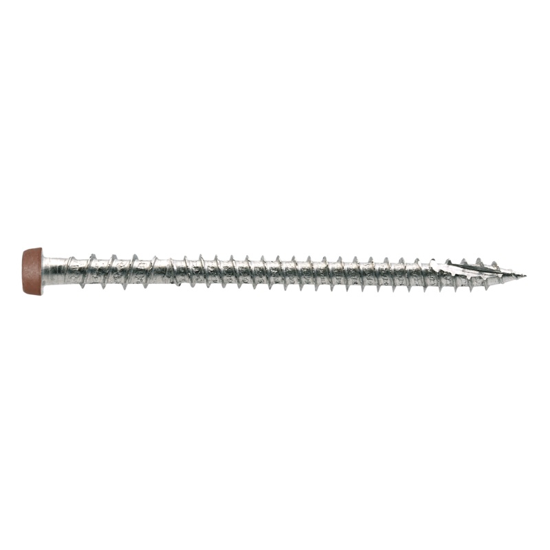 Simpson DCU234P316RD Deck-Drive DCU COMPOSITE Screw  #10 x 2-3/4 in. T20, Type 316, Red (350-Qty)
