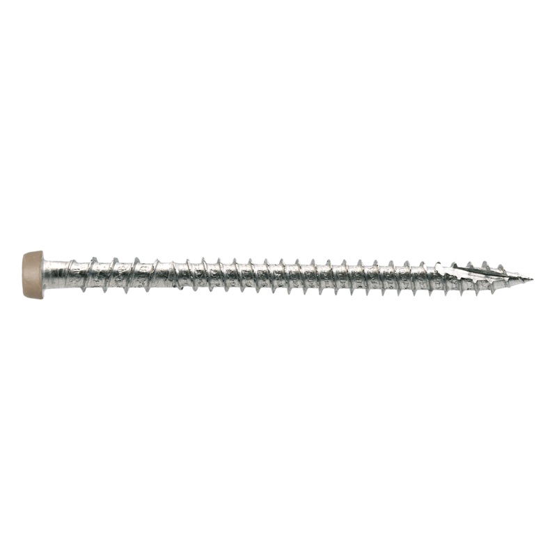 Simpson DCU234P316TN Deck-Drive DCU COMPOSITE Screw  #10 x 2-3/4 in. T20, Type 316, Tan (350-Qty)