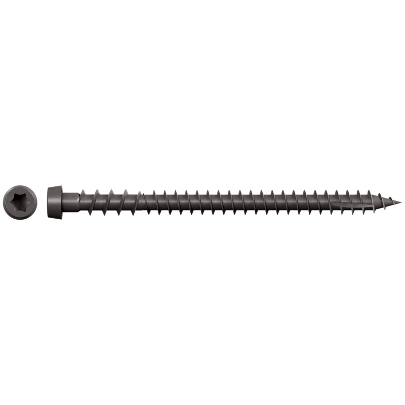 Simpson DCU234SGR04 Deck-Drive DCU COMPOSITE Screw (Collated)  #10 x 2-3/4 in. Quik Guard Gray 04 (1000-Qty)