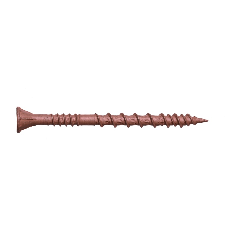 Simpson DSVR158R5LB Deck-Drive DSV WOOD Screw  #8 x 1-5/8 in. T-25, Flat Head, Quik Guard, Red (5 lb.)
