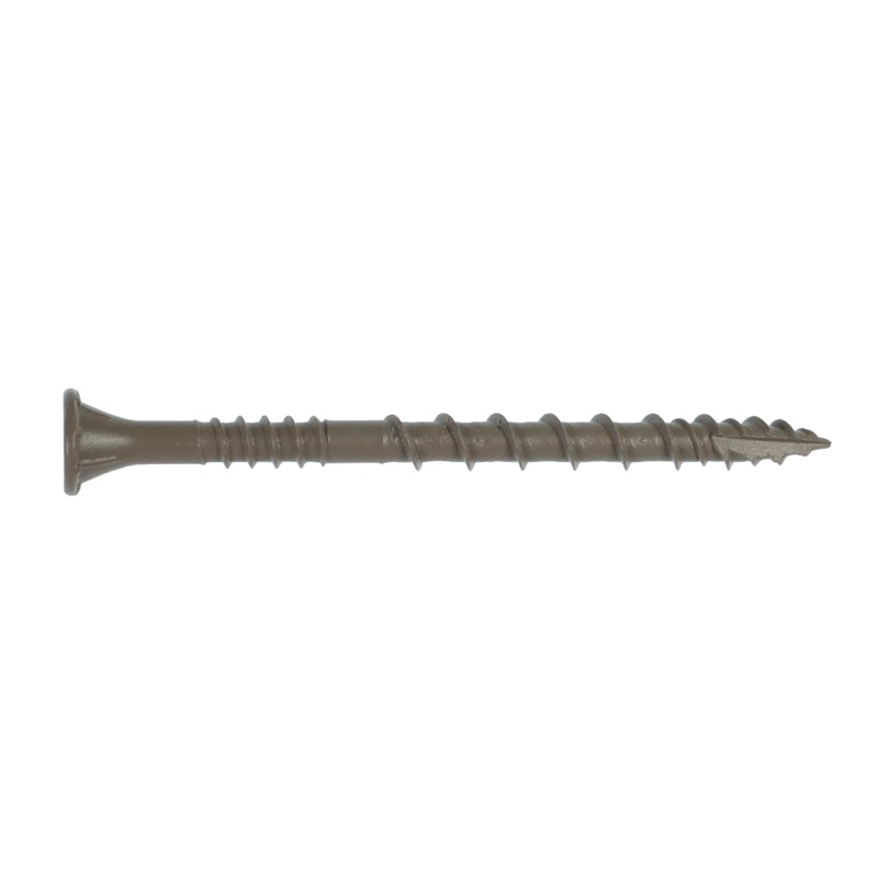 Simpson DSVR212MB Deck-Drive DSV WOOD Screw  #10 x 2-1/2 in. T-25, Flat Head, Quik Guard, Red (1750-Qty)