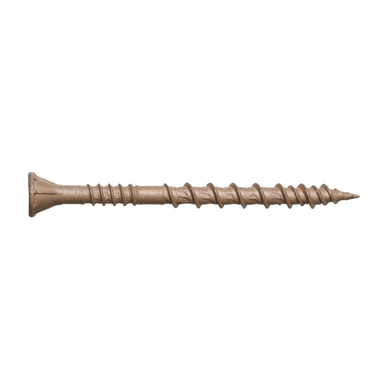 Simpson DSVT114MB Deck-Drive DSV WOOD Screw  #8 x 1-1/4 in. T-25, Flat Head, Quik Guard, Tan (1750-Qty)