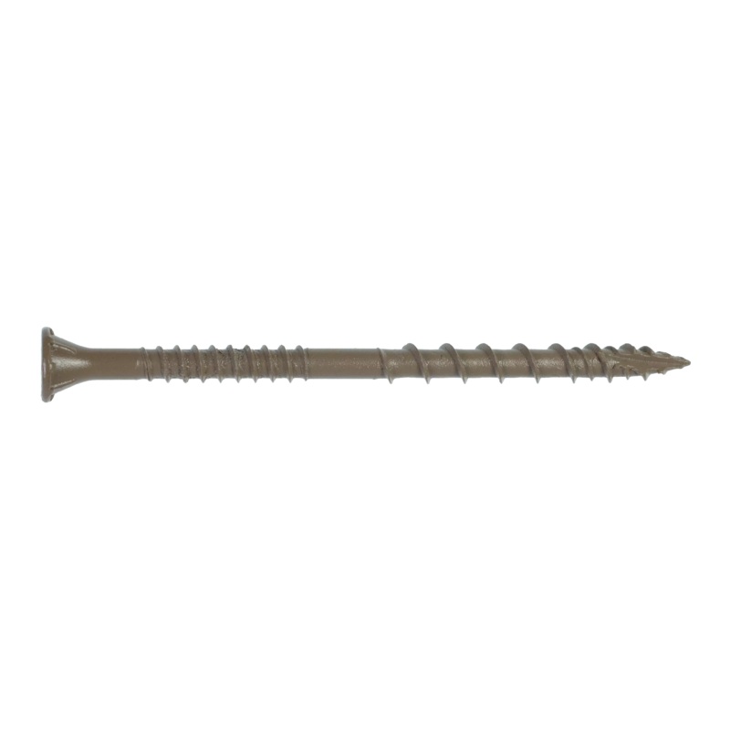 Simpson DSVT3R1LB Deck-Drive DSV WOOD Screw  #10 x 3 in. T-25, Flat Head, Quik Guard, Tan (1 lb.)