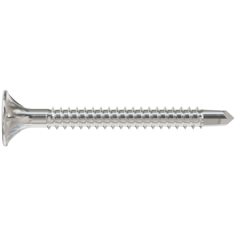 Simpson F08T162WDB Self-Drilling Fiber-Cement Screw  #8 x 1-5/8 in. #2 Square Drive, Type 410 (3000-Qty)