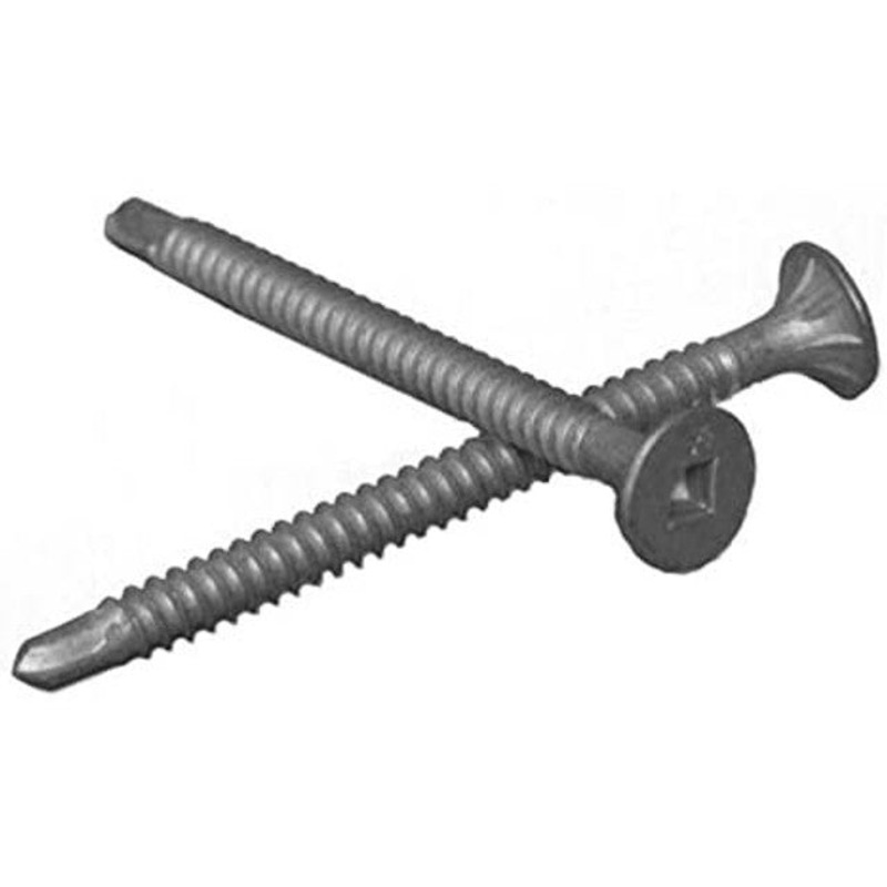 Simpson F08T162WDM Self-Drilling Fiber-Cement Screw  #8 x 1-5/8 in. #2 Square Drive, Type 410 (1000-Qty)