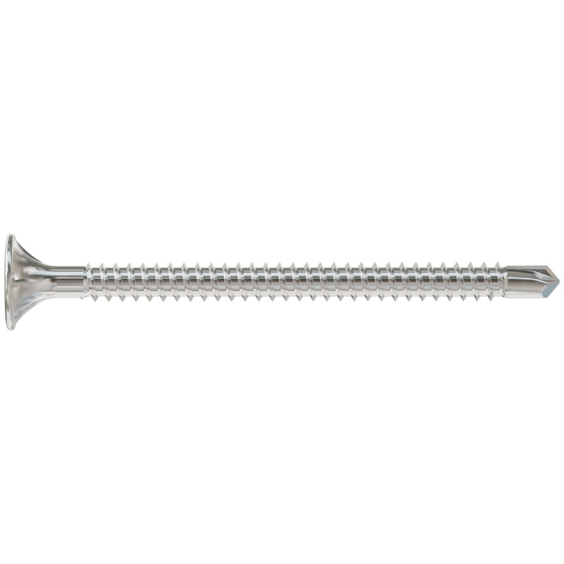 Simpson F08T225WDB Self-Drilling Fiber-Cement Screw  #8 x 2-1/4 in. #2 Square Drive, Type 410 (2500-Qty)