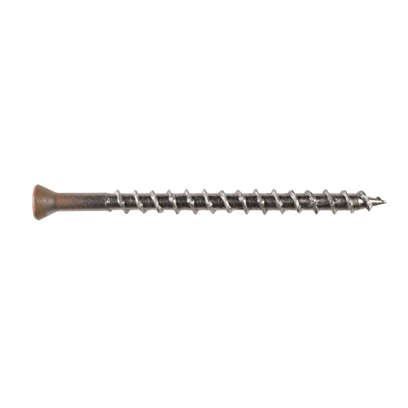 Simpson S07125WP1 Deck-Drive DWP WOOD SS Screw  #7 x 1-1/4 in. T-15, Trim Head, Type 305 (1 lb.)