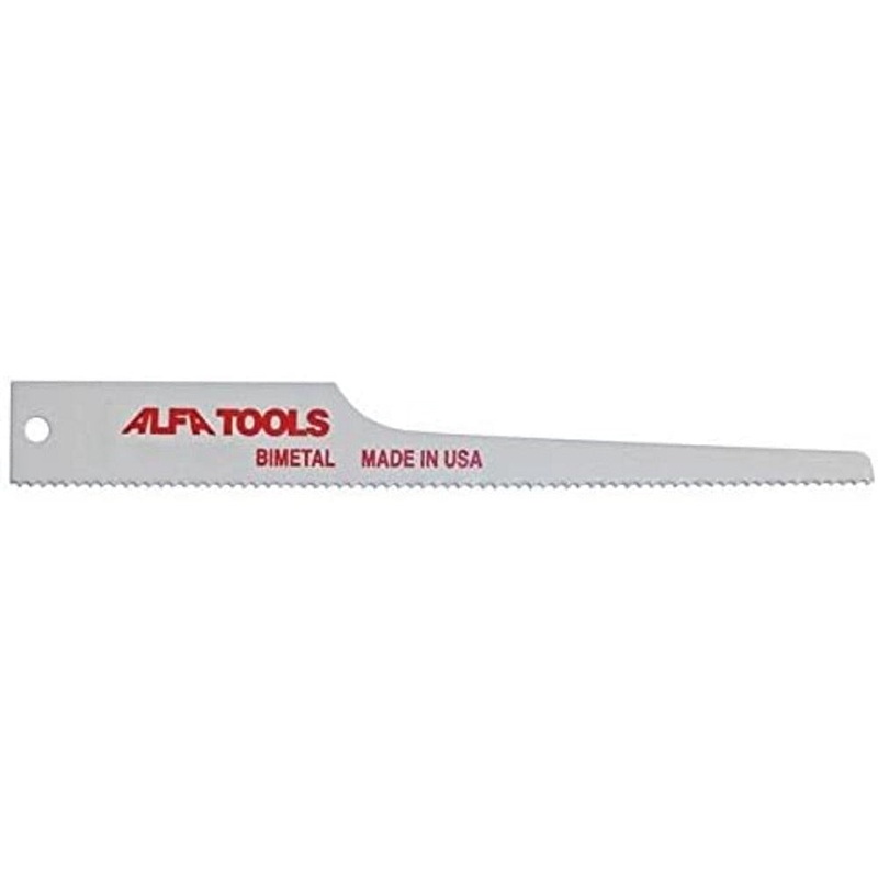 Alfa Tools JSA418 4 in. x 1/2 in. 18 TPI Bi-Metal Air Saw Blade, 50/Box