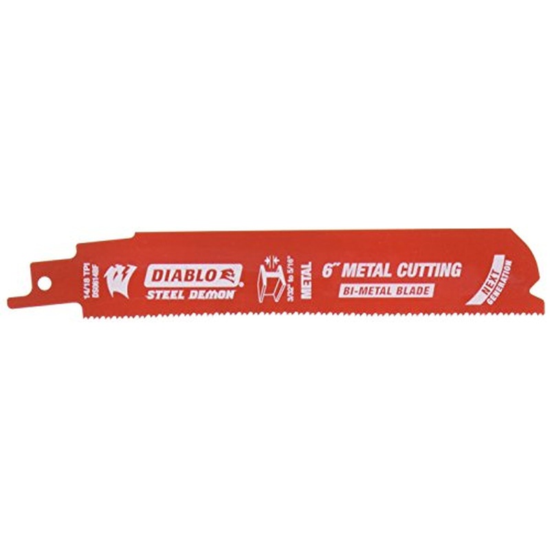 Freud DS0614BF25 6 in. Steel Demon Bi-Metal Reciprocating Blade, 1/Box